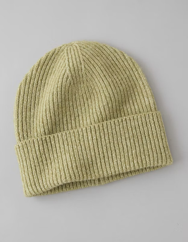 AE Cozy Ribbed Beanie | American Eagle Outfitters (US & CA)