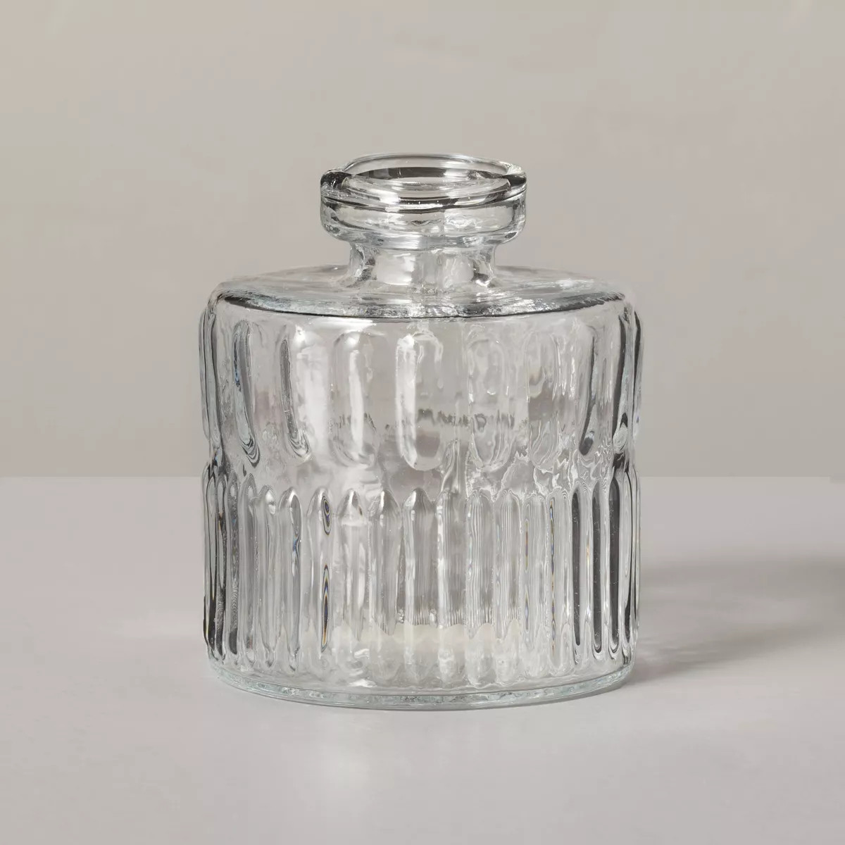 Ribbed Clear Glass Bud Vase - Hearth & Hand™ with Magnolia | Target