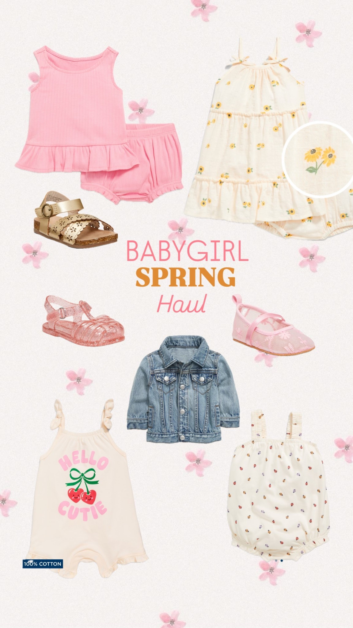 Babygirl Spring Haul 🌸 from Old Navy #babygirlfashion #springhaul #oldnavyspringfashion #babygirlspring #oldnavy 