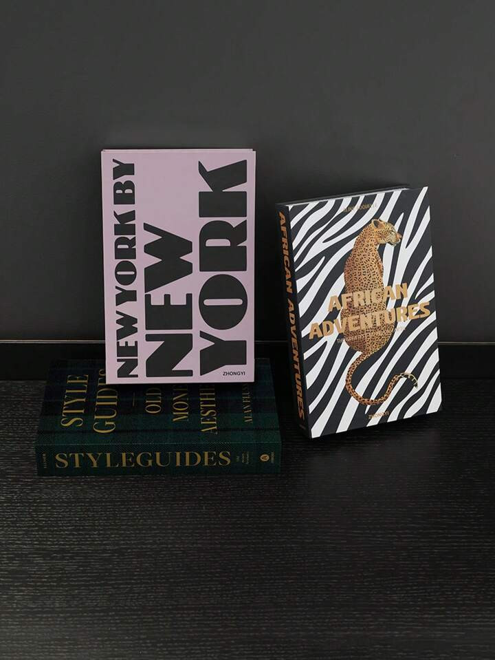 1pc Faux Books For Decoration,Designer Luxury Modern Fake Decorative Books For Home Bookshelf Dec... | SHEIN