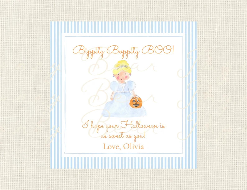 Watercolor Halloween Tags / Kids Tags for Halloween Treat Bags | Etsy (US)