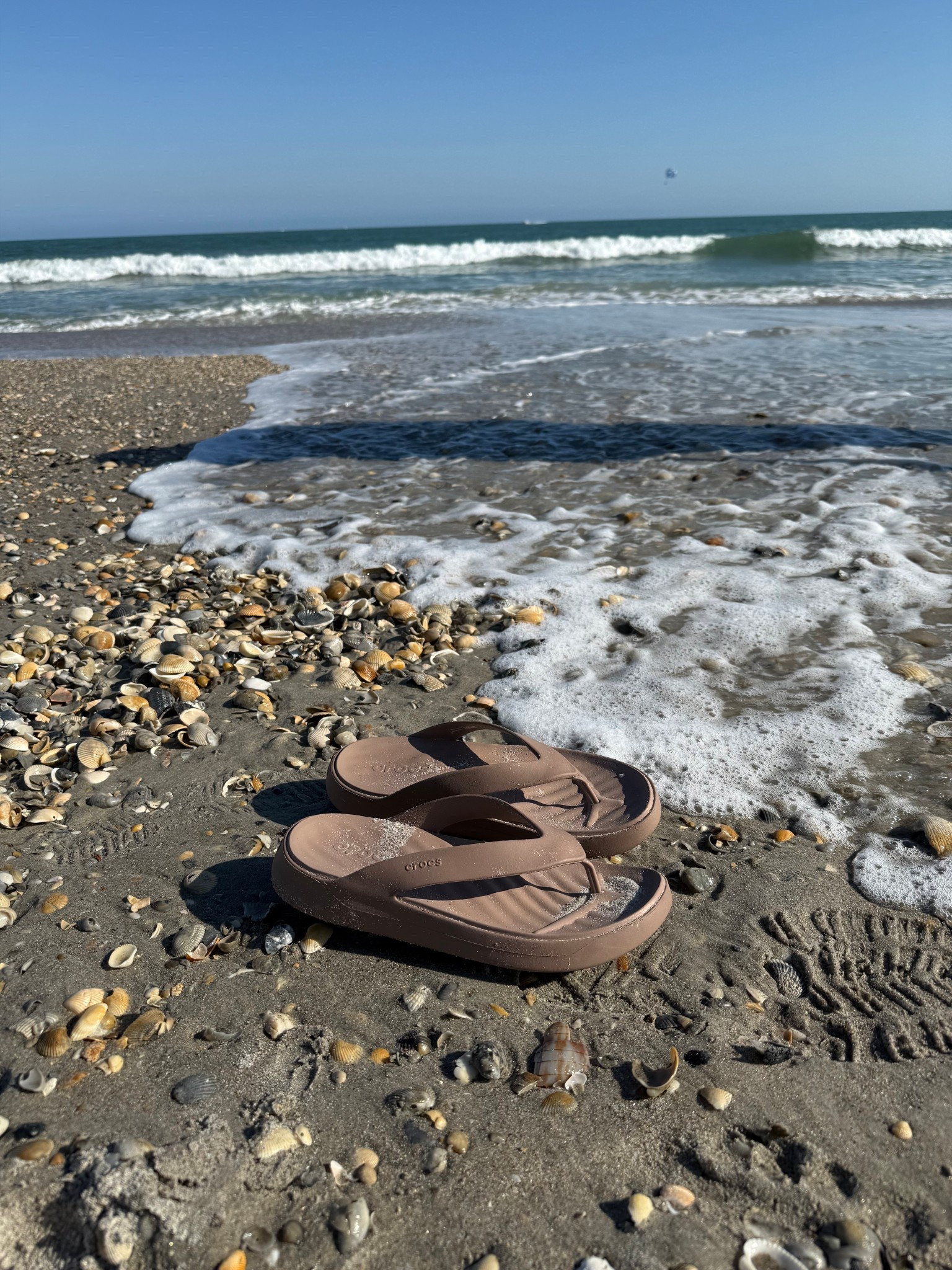 Beach day today 🌊
Wore these Crocs Getaway Flips and my feet stayed comfy even while standing and rocking the baby most of the day. Lightweight, easy to slip on, and perfect for beach days where you’re on your feet more than you plan.

#LTKBaby #LTKootd #LTKTravel