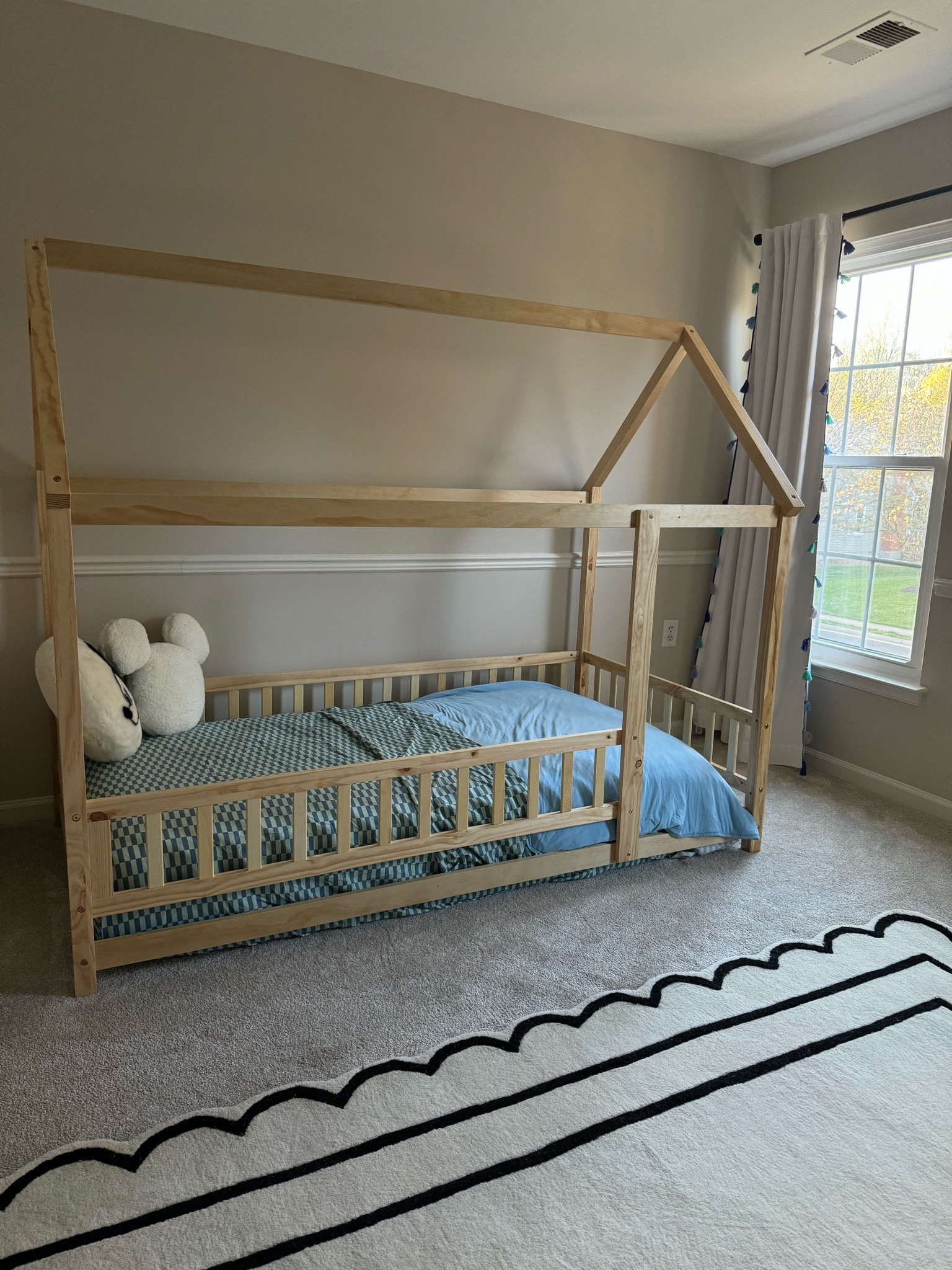 toddler bed, house bed 
Ralph Lauren rug @homesense 

#LTKkids #LTKfindsunder50 #LTKbaby