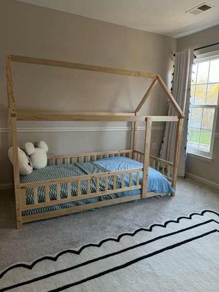 toddler bed, house bed 
Ralph Lauren rug @homesense 

#LTKkids #LTKfindsunder50 #LTKbaby