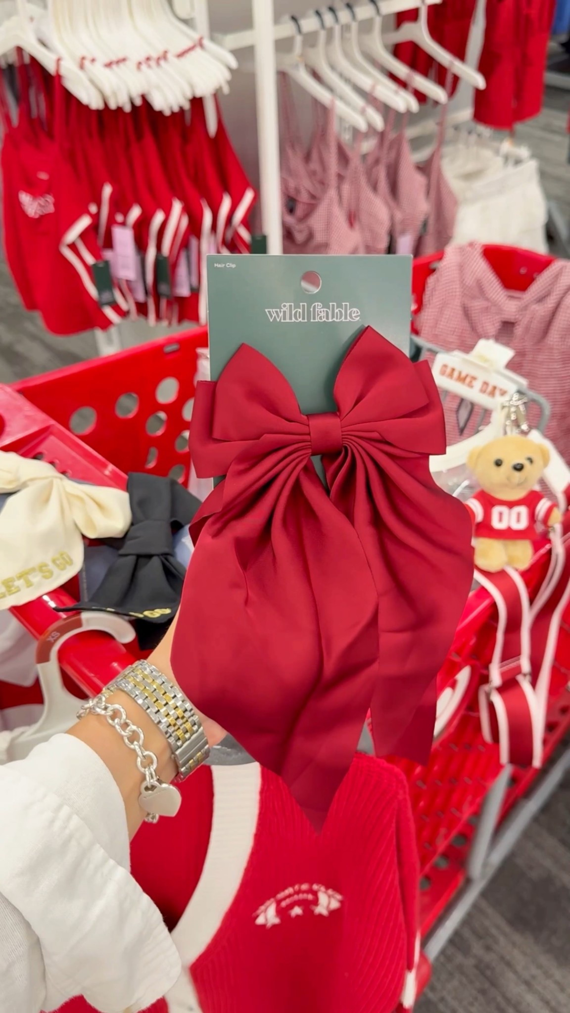 Target game day bow, target football, target favorites, game day outfit, game day bag, college football, nfl, college game day outfit, Alabama game day outfit, chiefs game day outfit, target finds, target style, target outfit, target must haves, target haul, target fashion 

Target has the cutest game day collection!!😍🏈 everything comes in every team color you could need!! 



#LTKItBag #LTKSeasonal #LTKFindsUnder50