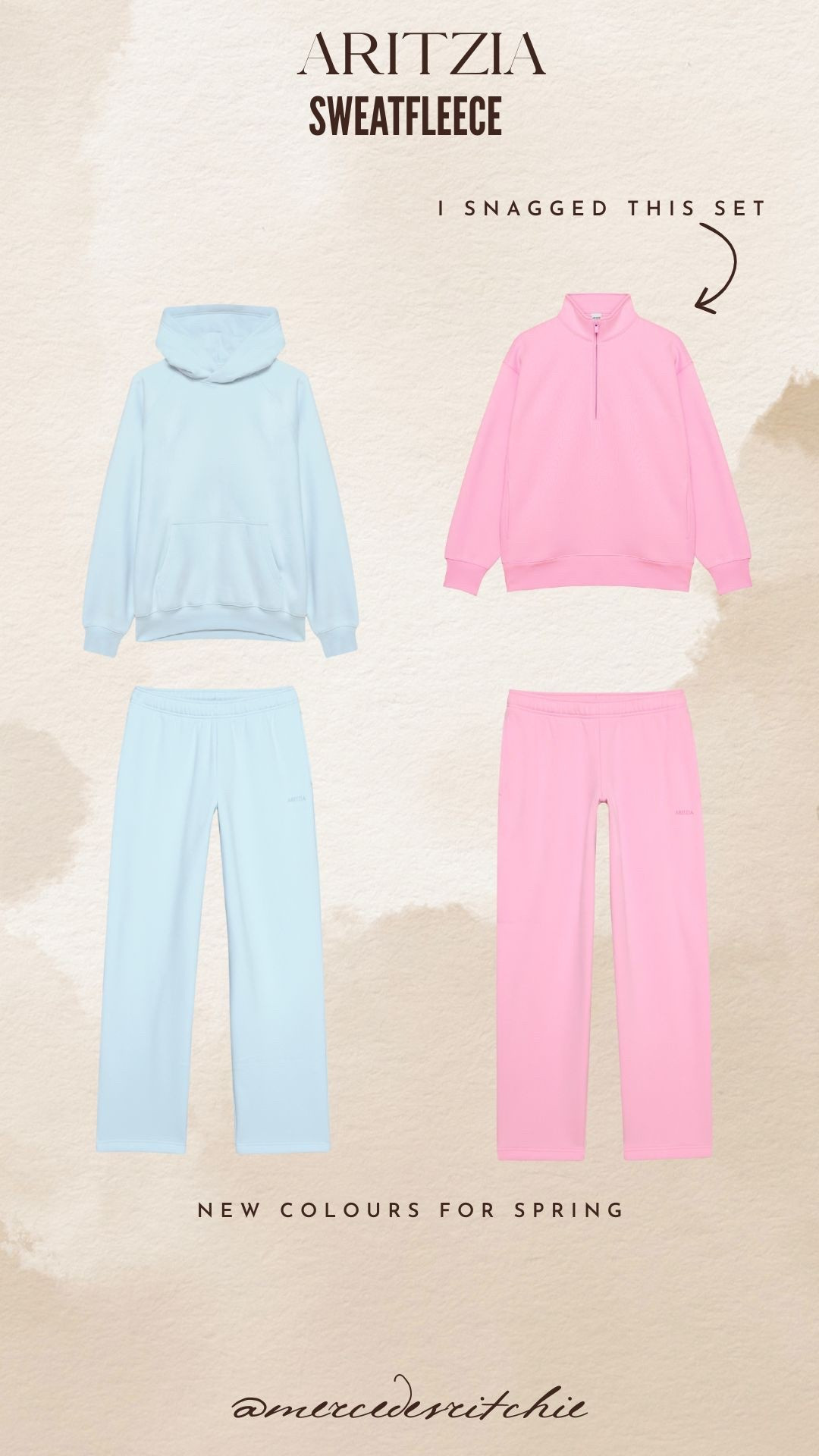 Sweatfleece
Aritzia sweatfleece
New aritzia 
Morganite pink
Villa blue
Valentines for her
Valentines matching set
Matching sets
Midsize matching set


Size large in bottoms and medium in sweater. 

#LTKBump #LTKMidsize #LTKValentine