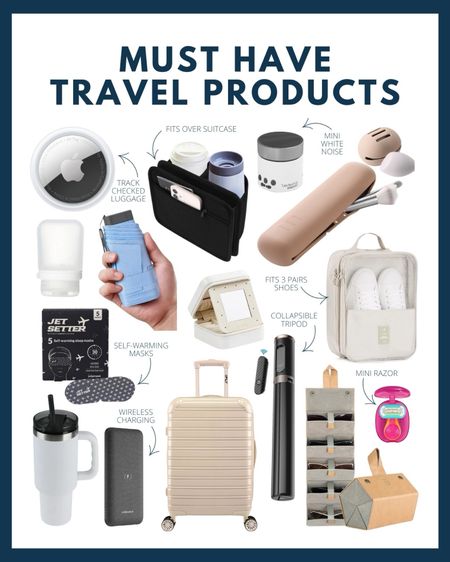 Shop our top picks for travel products! Our team has tested and owns many of these genius and innovative products and won’t travel without them! From flights, road trips, and more, you won’t want to plan your next adventure without these! ✈️🌎🚙🏝️

#LTKfindsunder50 #LTKSeasonal #LTKtravel