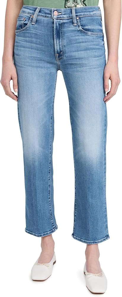 MOTHER Women's The Rambler Zip Ankle Jeans | Amazon (US)