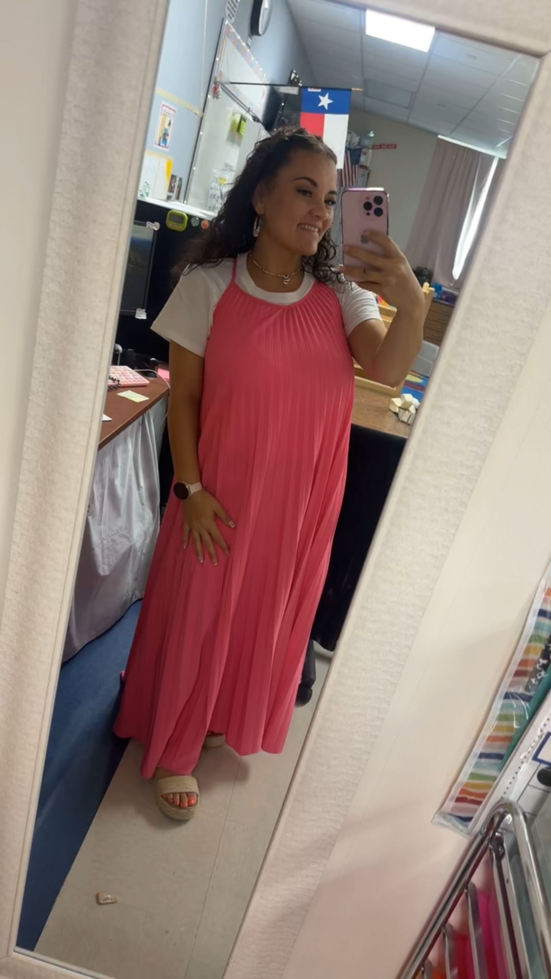 The perfect pink maxi teacher dress! 

#LTKPetite #LTKStyleTip #LTKFindsUnder50