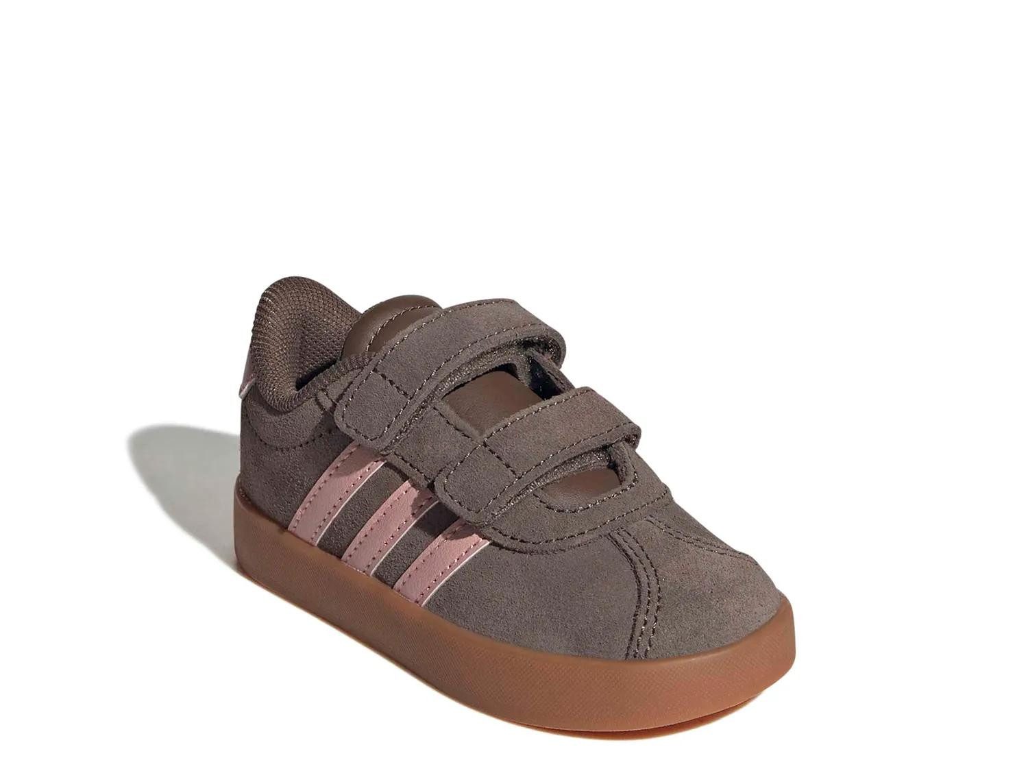 adidas VL Court 3.0 Sneaker Kids' | Girl's | Dark Brown | Size 7.5 Toddler | Sneakers | DSW