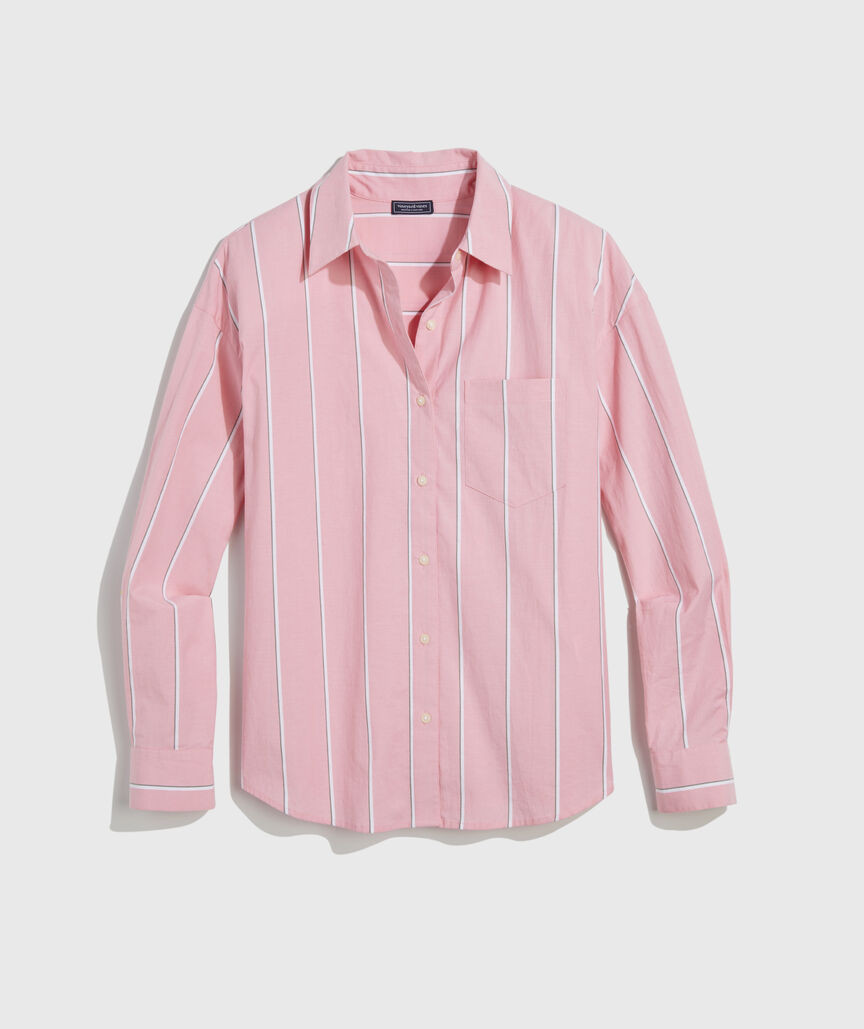 Oversized Poplin Button-Down | vineyard vines