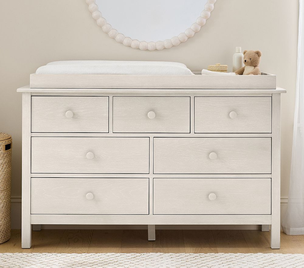 Kendall 7-Drawer Dresser &amp; Topper Set (55w x 19d") | Pottery Barn Kids