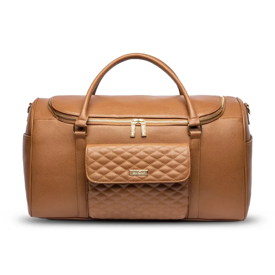 Monaco Travel Bag | Caramel Brown | Luli Bebé