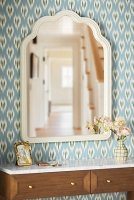 Clara Scalloped Wood Mirror | Anthropologie (US)