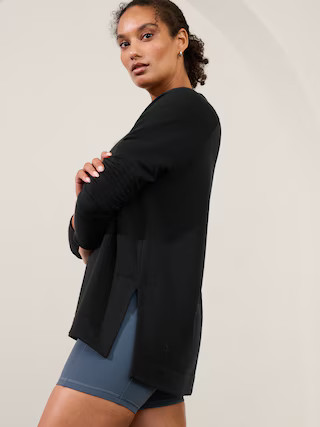 Coaster Luxe Recover Sweatshirt | Athleta | Athleta