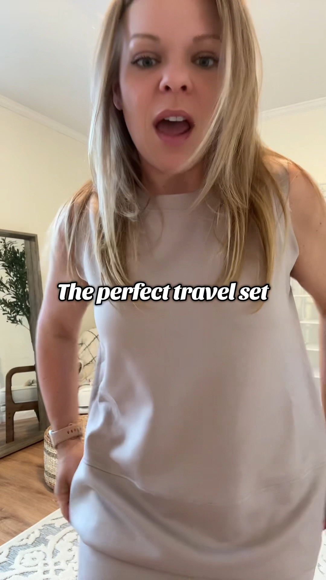 The most comfortable travel set ever. And it doesn’t wrinkle!!! It’s so perfect. I am 5’2” and the pants are a little long on me but this set is mean to be a cropped leg style. #2PieceSet #Travel #TravelOutfit #ComfortableTravelOutfit #CasualOutfit #VacationHacks #VacationOutfits #AirplaneOutfit #wrinklefree 

#LTKFindsUnder50 #LTKSaleAlert #LTKSeasonal