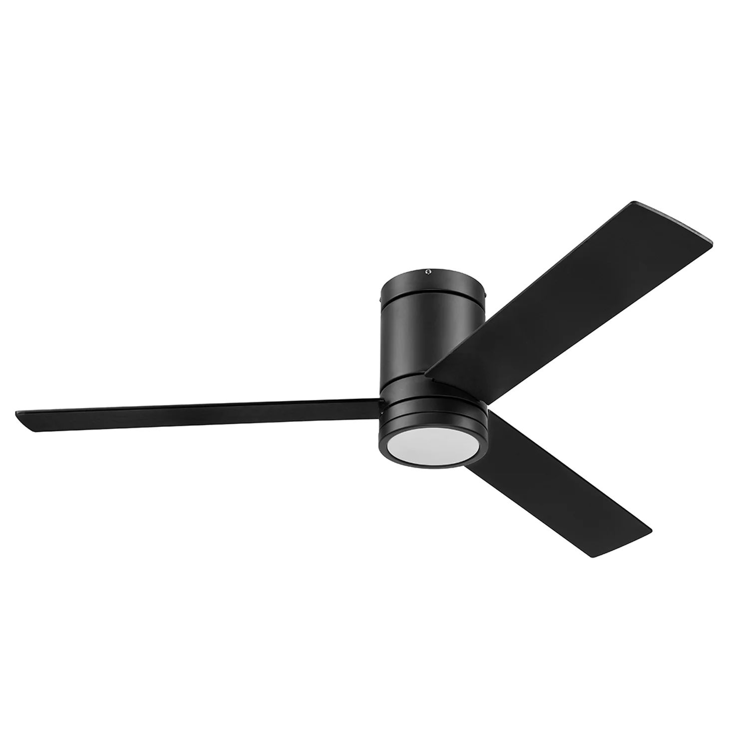 52" Espy 3 - Blade LED Flush Mount Ceiling Fan with Remote Control and Light Kit Included | Wayfair North America