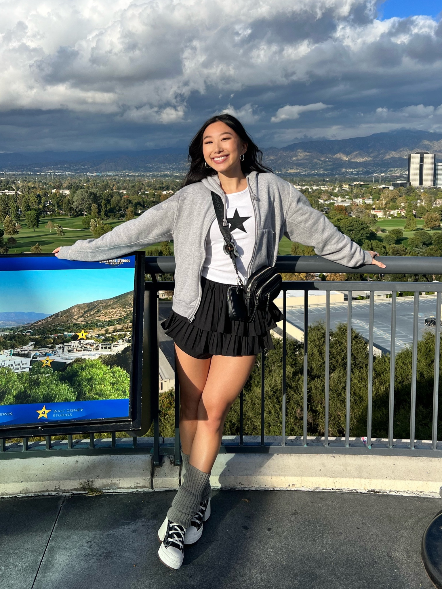 Star Graphic Top: size S
Black Ruffle Skort: size S
Gray Hoodie: size M
Converse Heels: 1/2-1 size down

Casual, cool girl, acubi, k-fashion, Korean fashion, monochrome 

#LTKshoecrush #LTKfindsunder50 #LTKitbag
