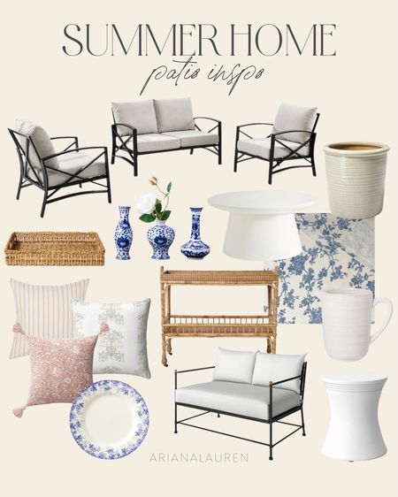 summer, summer home, patio style, home decor, outdoor home inspo, outdoor furniture 

#LTKhome #LTKSeasonal