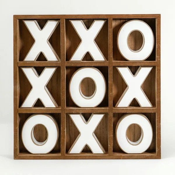 Wood Tic Tac Toe Board Game | Wayfair North America