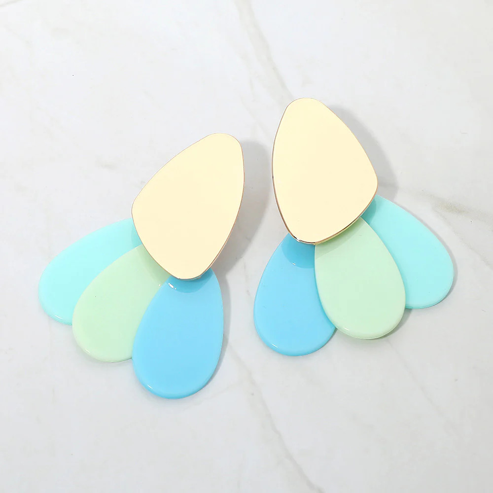 Abstract Petal Drop Earrings | Shop Simon