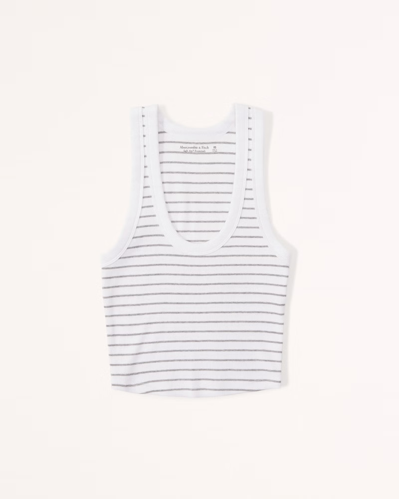 Essential Scoopneck Tank | Abercrombie & Fitch (US)
