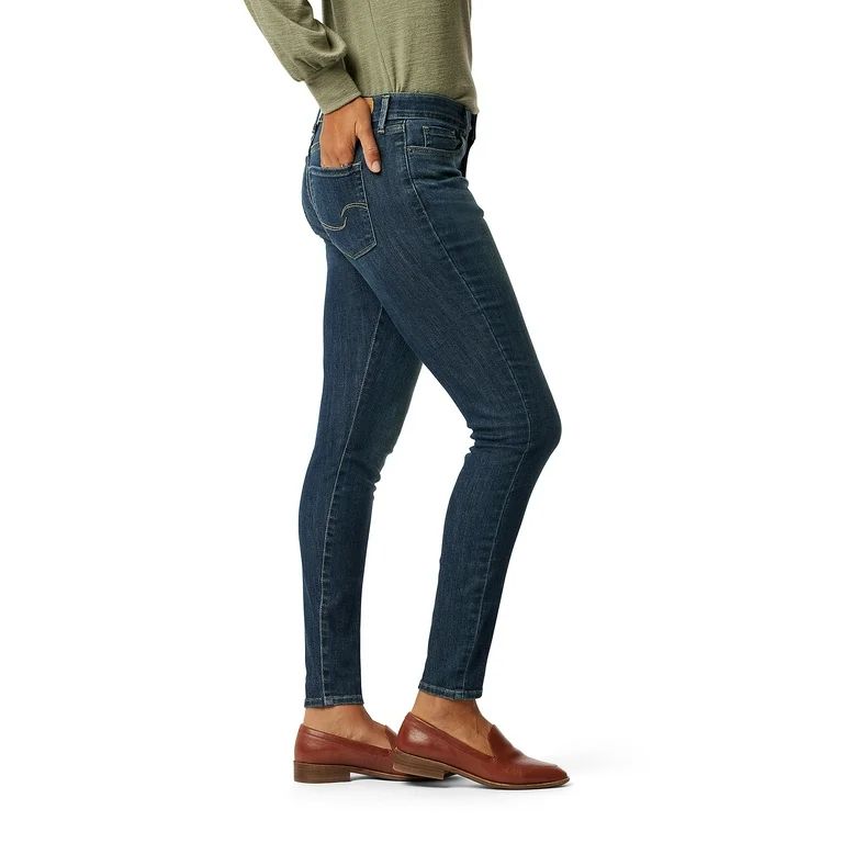 Signature by Levi Strauss & Co. Women's and Women's Plus Mid Rise Skinny Jean | Walmart (US)