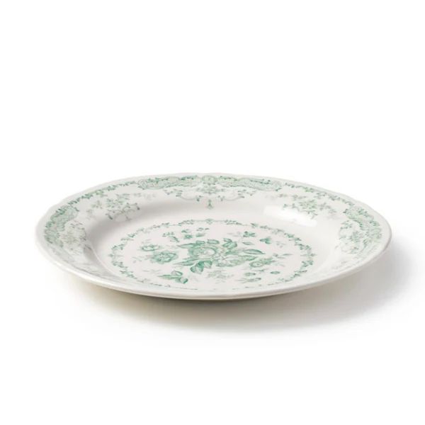 Floral Dinner Plate, Sage Green | The Avenue