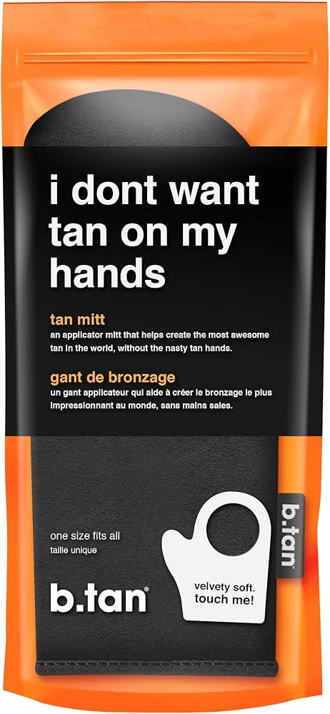 b.tan Body Self Tanning Mitt | I Don't Want Tan On My Hands - Self Tanning Applicator Glove with ... | Amazon (US)