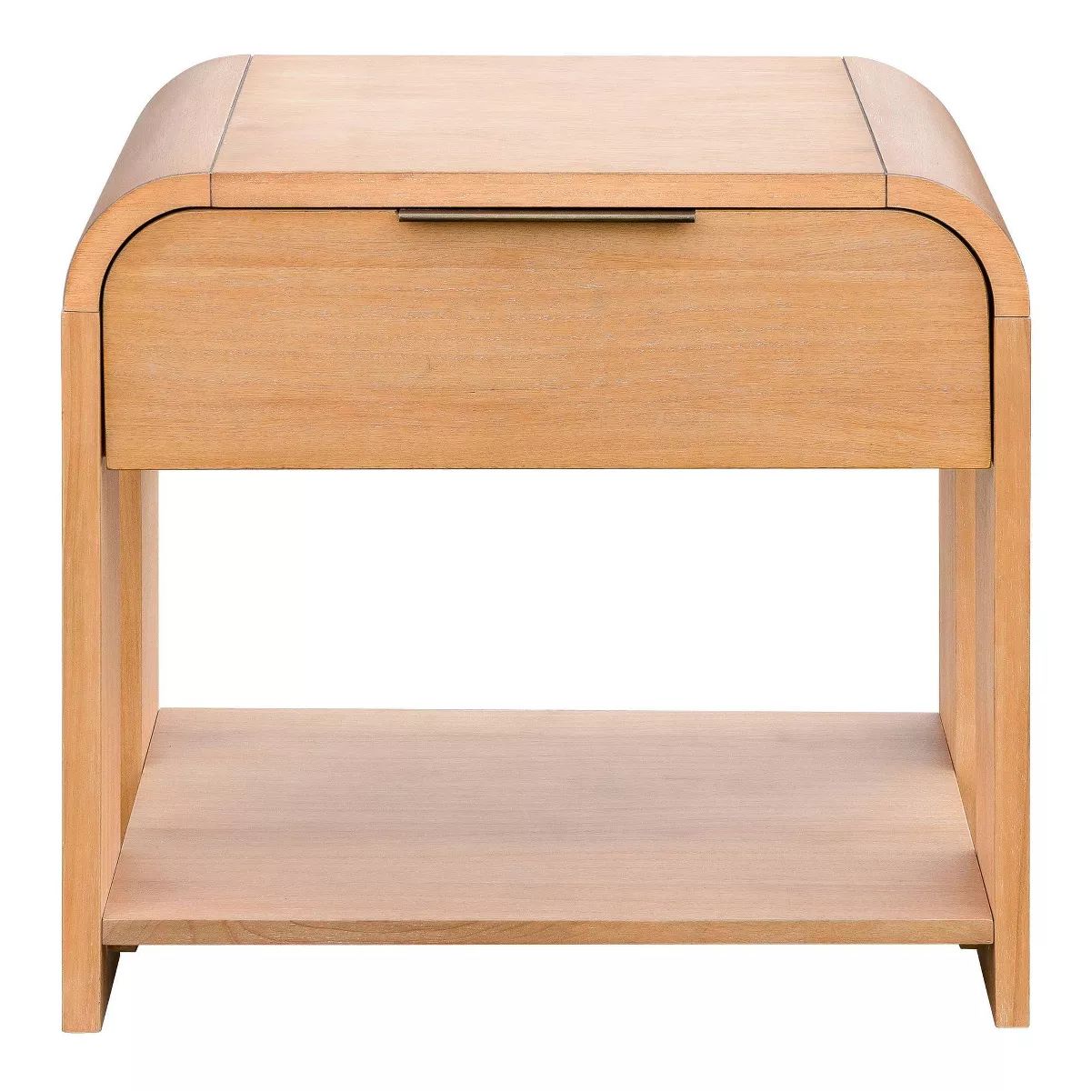 Ink+Ivy Jameson Modern Waterfall Nightstand with Drawer Natural | Target