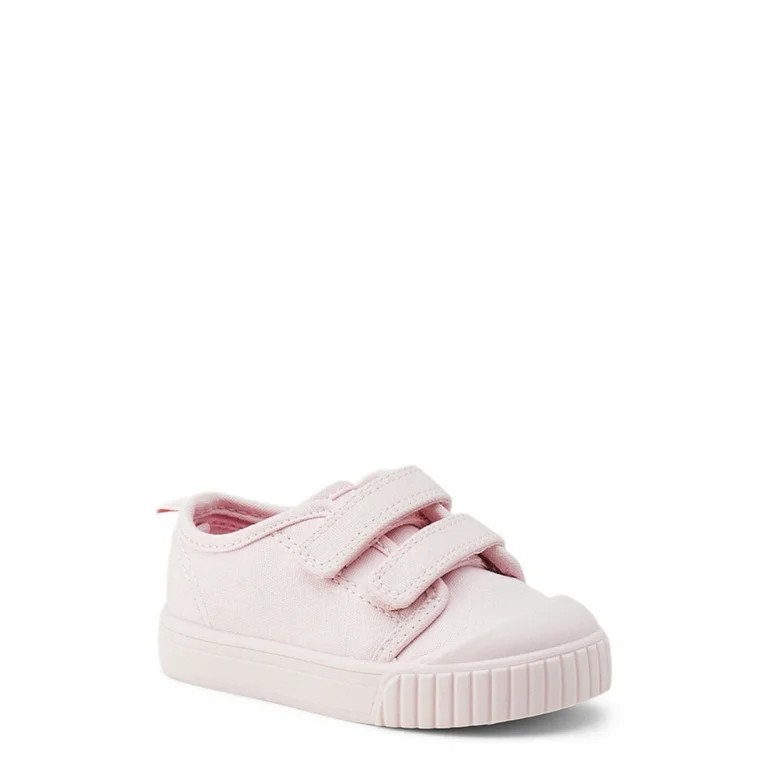 Wonder Nation Baby Girl Two Strap Bump Toe Sneakers - Walmart.com | Walmart (US)