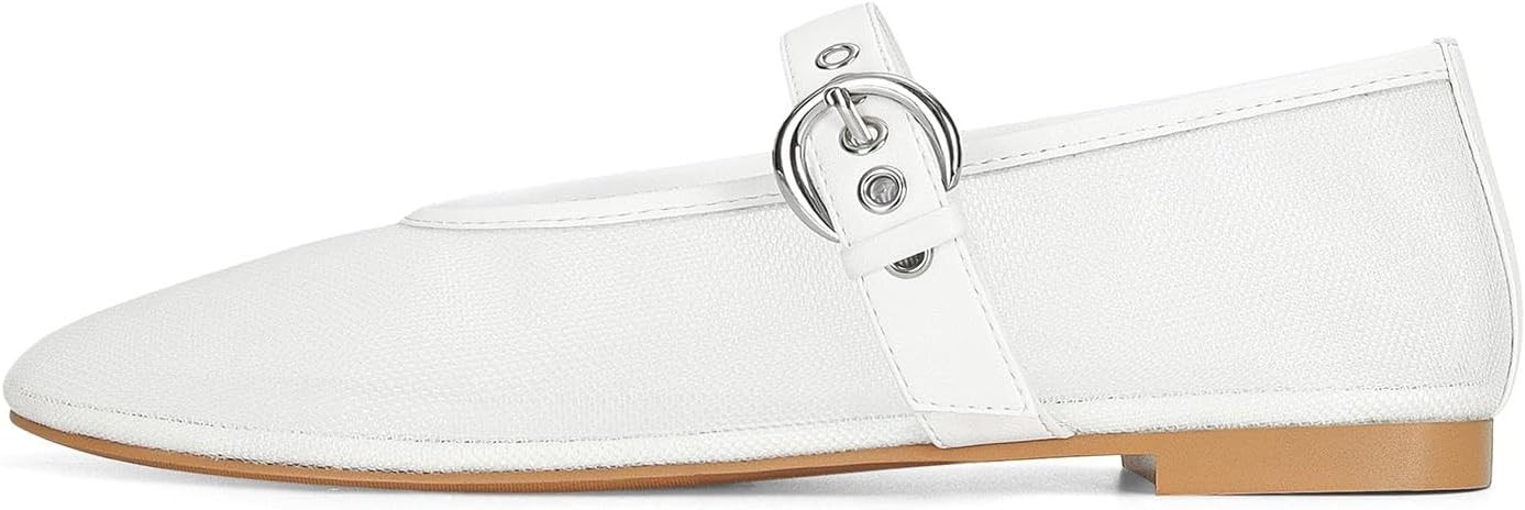 Dsevht Mesh Ballet Flats Shoes for Women Slip On Ballerina Shoes Round Toe Comfortable Casual Wor... | Amazon (US)