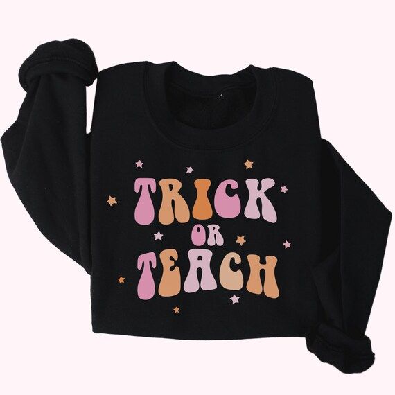 Trick OR Teach Sweater | Etsy (US)