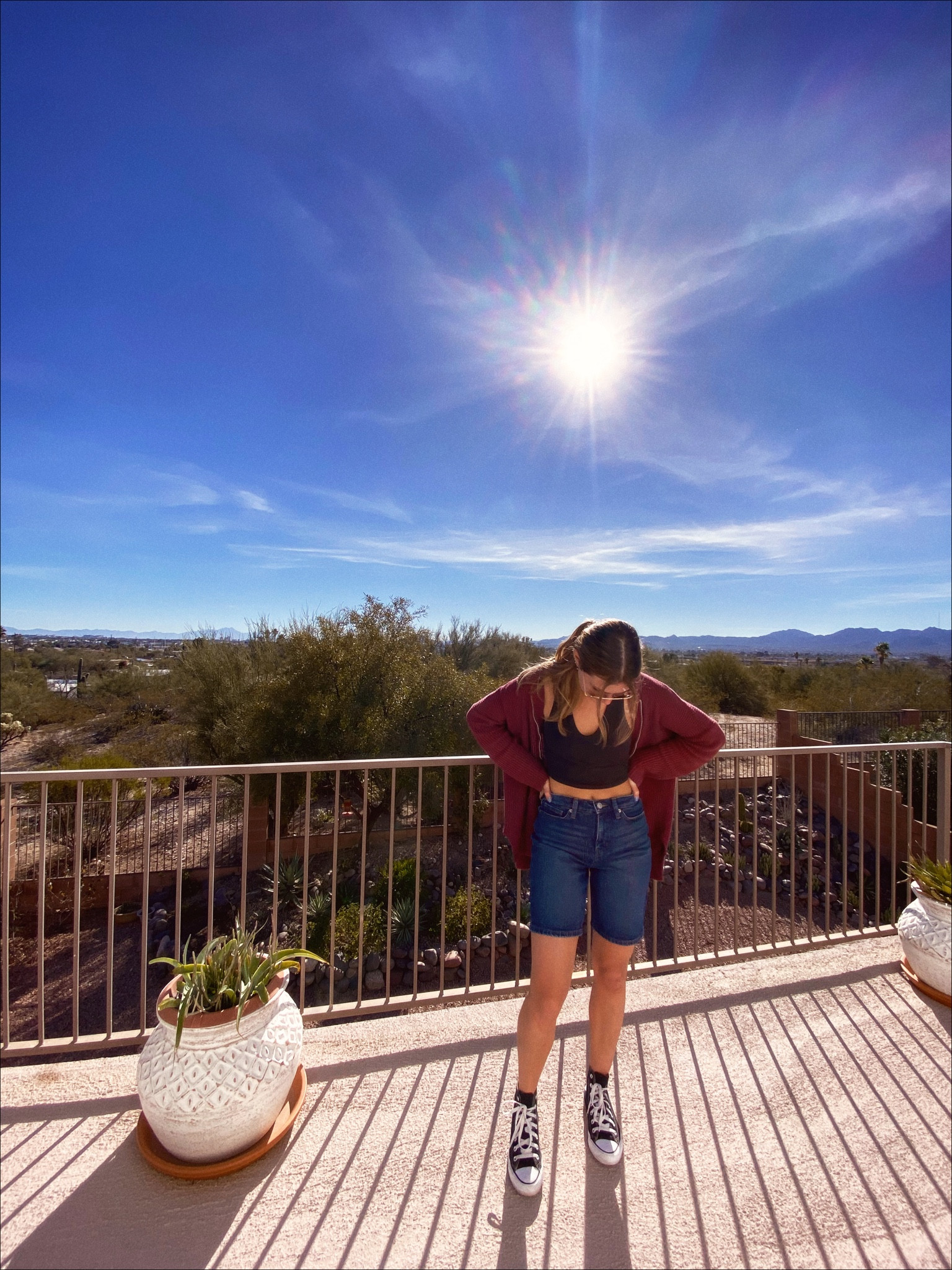 A tank and cardigan for a hot winter in Arizona! Perfect casual outfit for after Christmas shopping😊 

#LTKfit #LTKstyletip #LTKHoliday