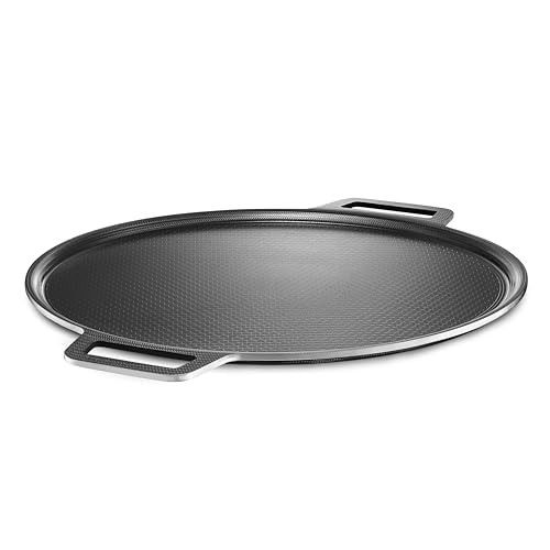 HexClad Hybrid Nonstick Pizza Steel for Pizzas and Flatbreads Up to 14", Oven- and BBQ Grill-Safe Up to 900°F | Amazon (US)