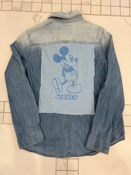 Mickey Mouse Jean Shirt, Disney Outfit Inspo 

#LTKtravel #LTKunder100 #LTKunder50
