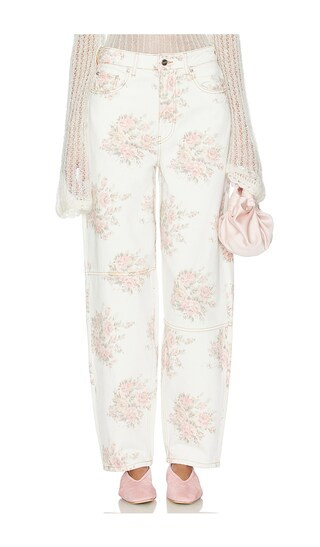 Print Denim Stary Straight Leg | Revolve Clothing (Global)