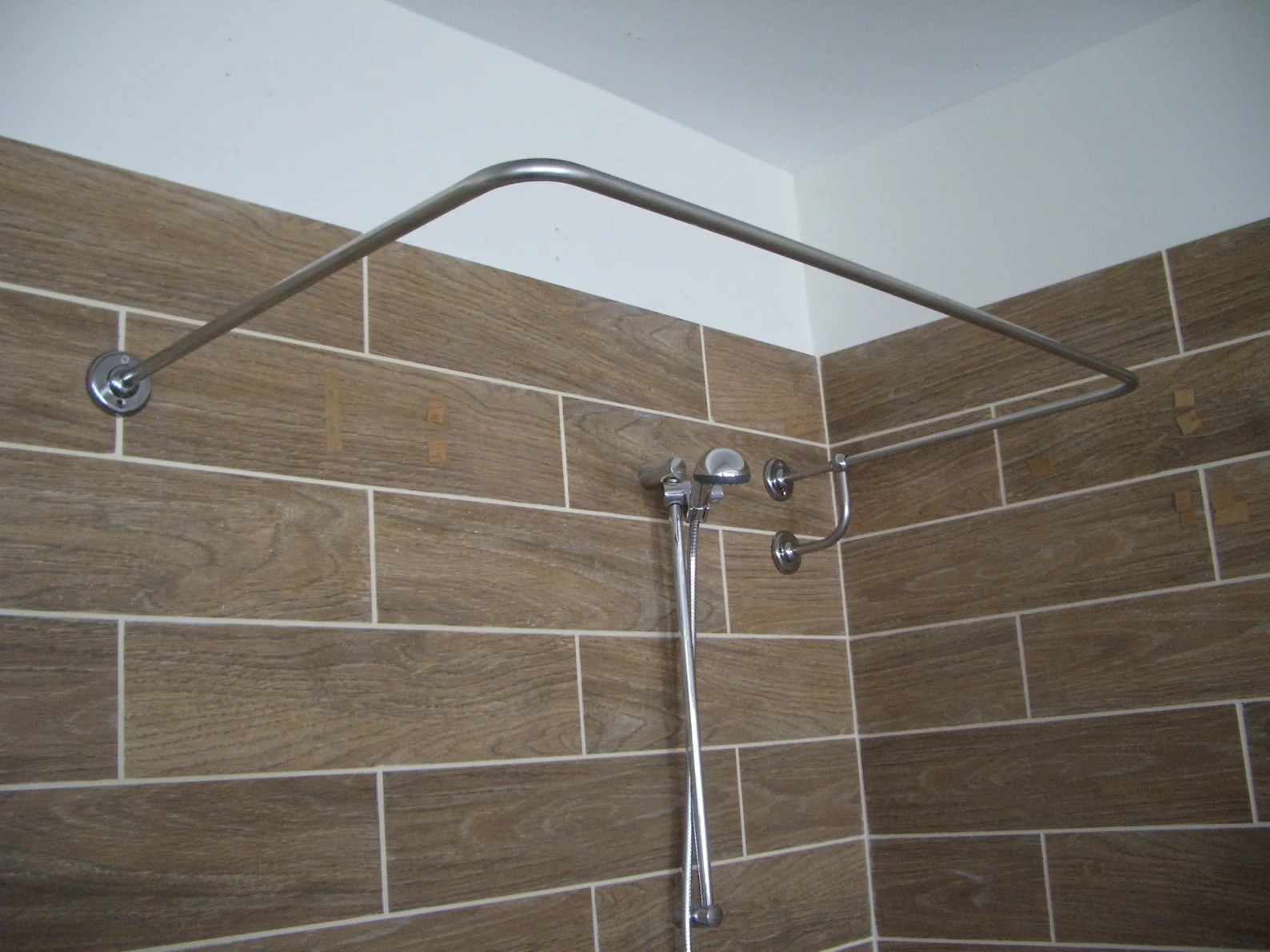 U Shaped Shower Curtain Rod for Bathroom, Fitting and Dressing room for Wall Mounting at Custom S... | Etsy (US)