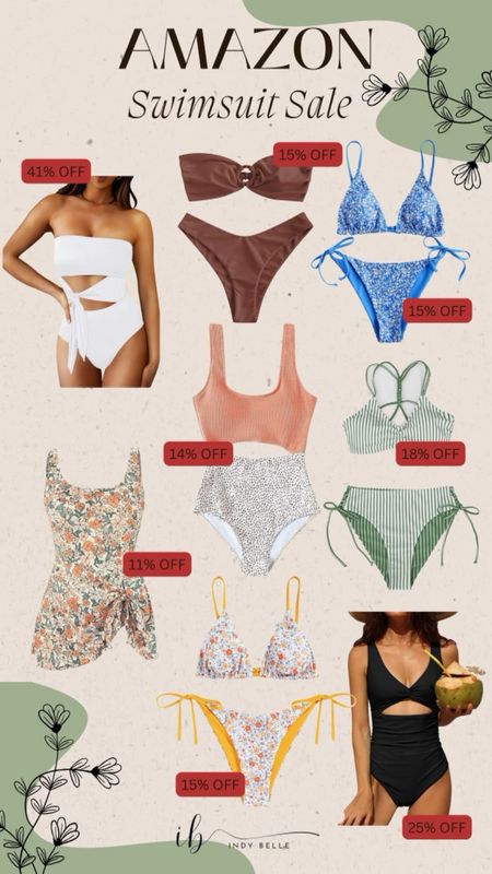 ✨AMAZON SWIMMY SALE✨ spring must have summer bikini one piece cut out swimsuit haul sale items affordable womens clothing 

#LTKSaleAlert #LTKSwim #LTKSeasonal