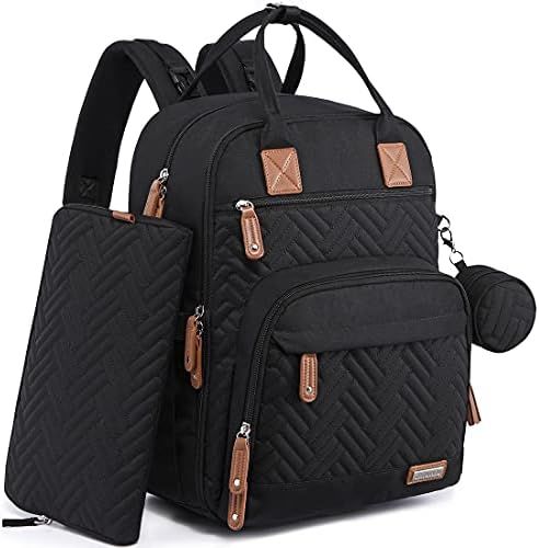 Amazon.com : Diaper Bag Backpack, iniuniu Large Unisex Baby Bags for Boys Girls, Waterproof Trave... | Amazon (US)