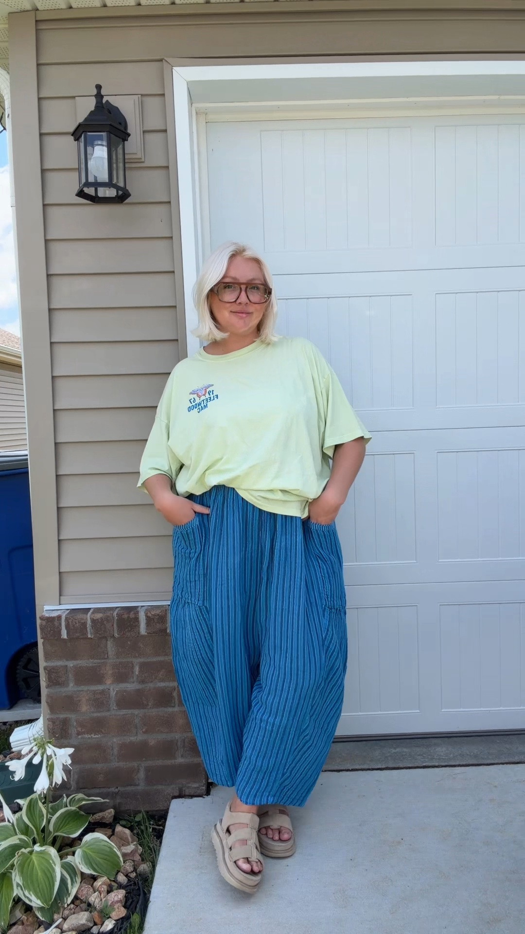 Large pants // shoes are 3 years old.