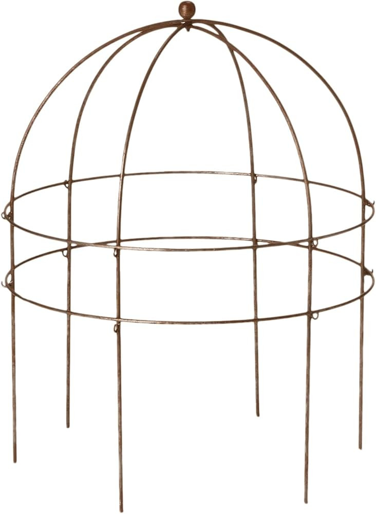 Gardener's Supply Company Jardin Bird Cage Plant Support | Large Sturdy Grow-Through Steel Flower... | Amazon (US)