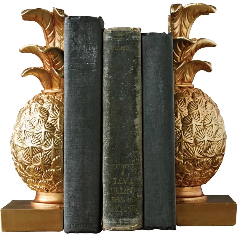 Gustave Resin Decorative Book Ends | Wayfair North America