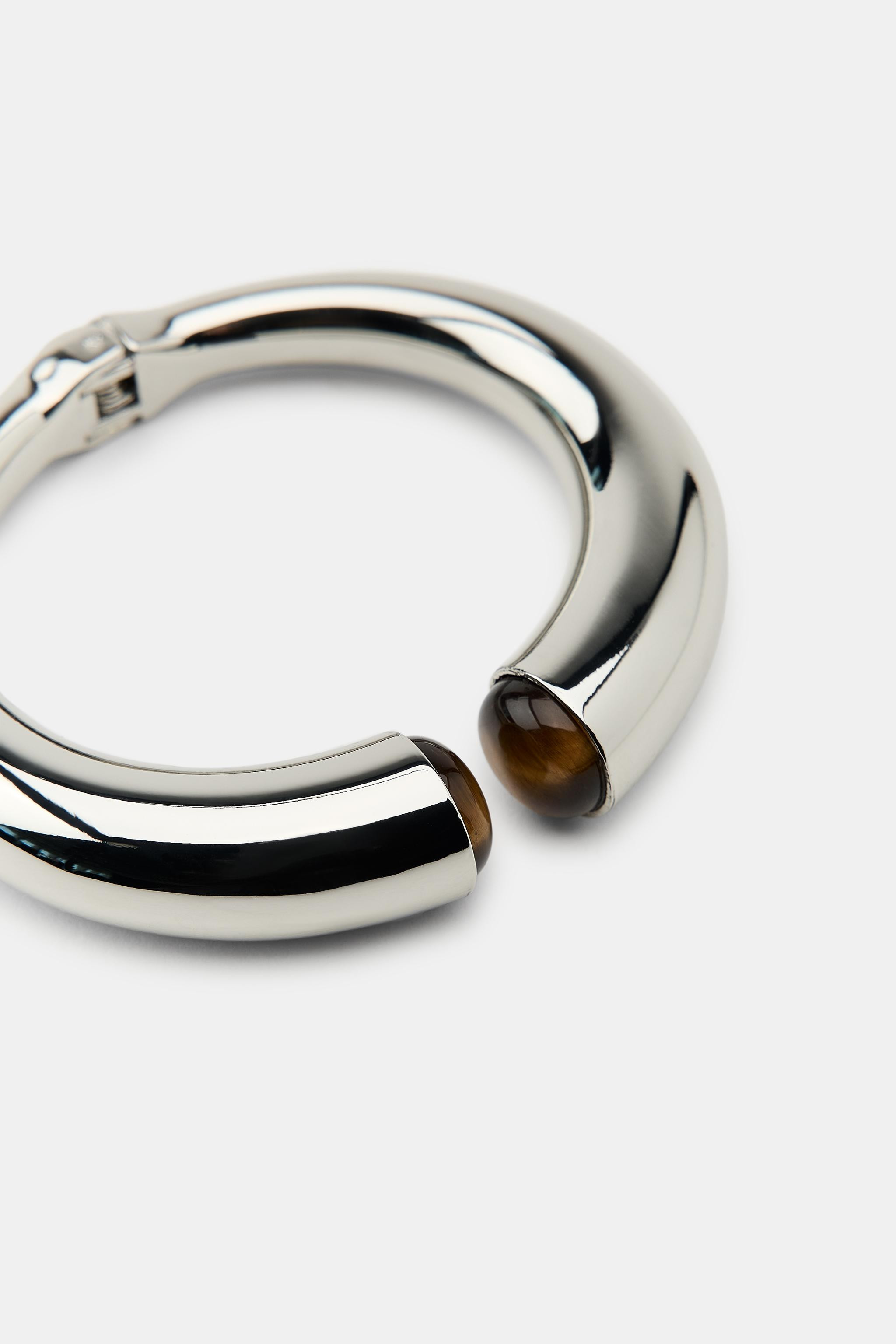 RIGID STONE BRACELET | Zara UK