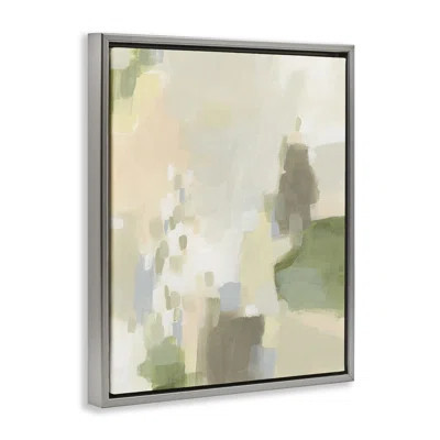 Muted Beige & Green Framed Floater Canvas Wall Art By Joris Hoefnagel | Wayfair North America