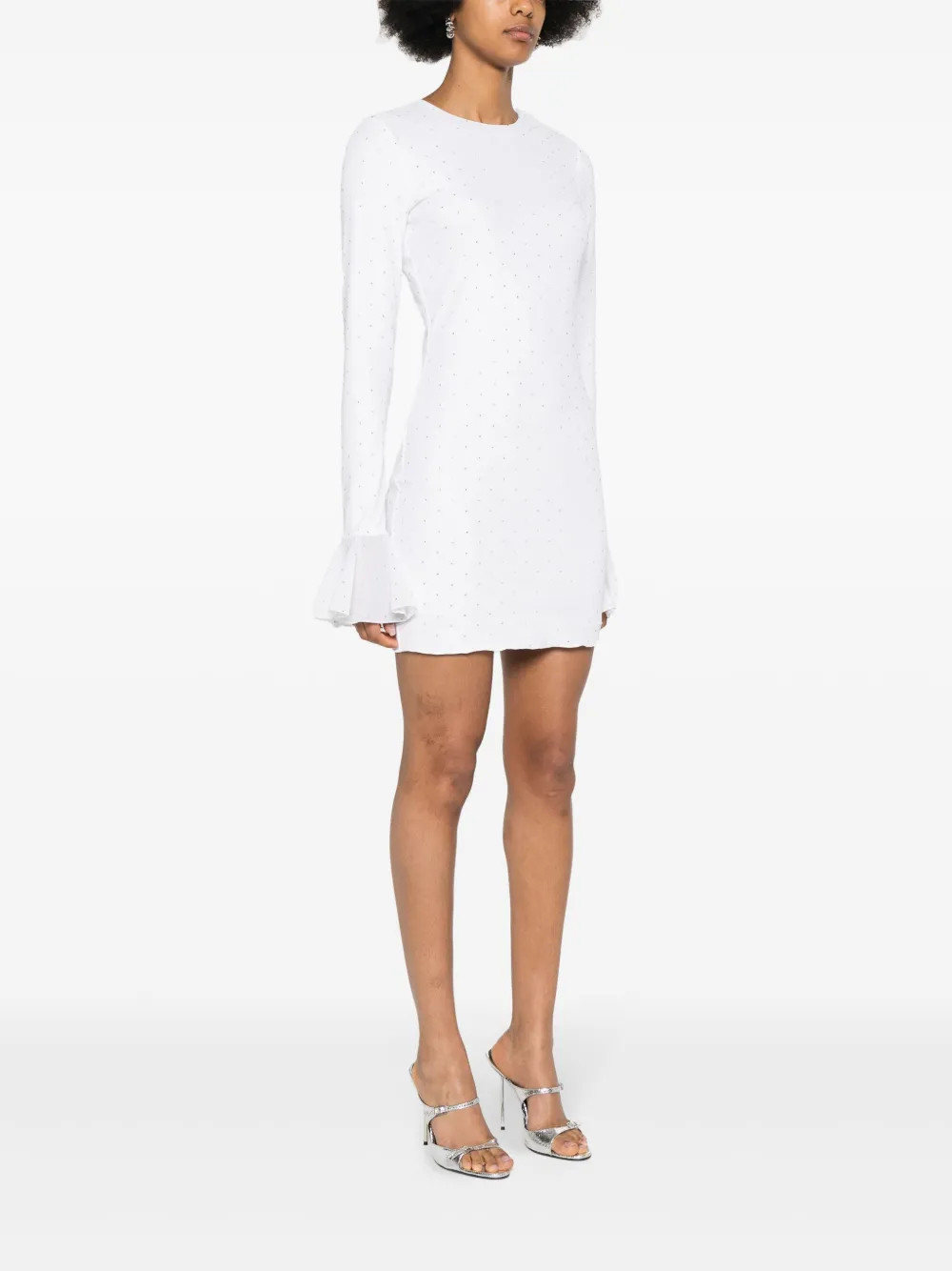 ROTATE BIRGER CHRISTENSEN crystal-embellished Mini Dress - Farfetch | Farfetch Global