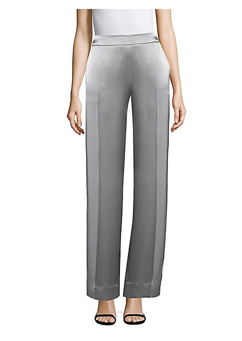 Wide-Leg Satin Pants | Saks Fifth Avenue