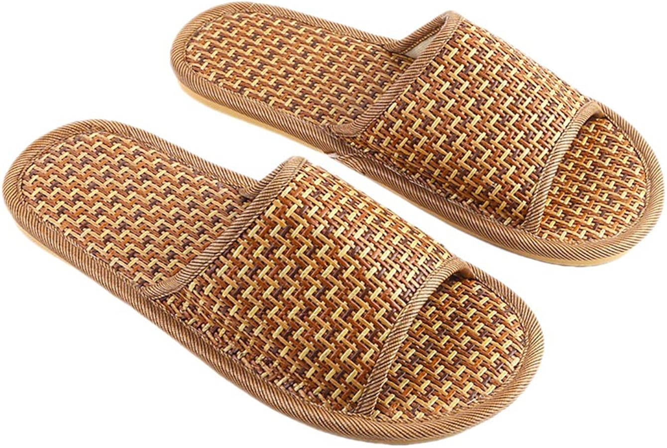 thuizen Men's Tatami Straw Rattan Grass Sandal Slipper | Amazon (US)