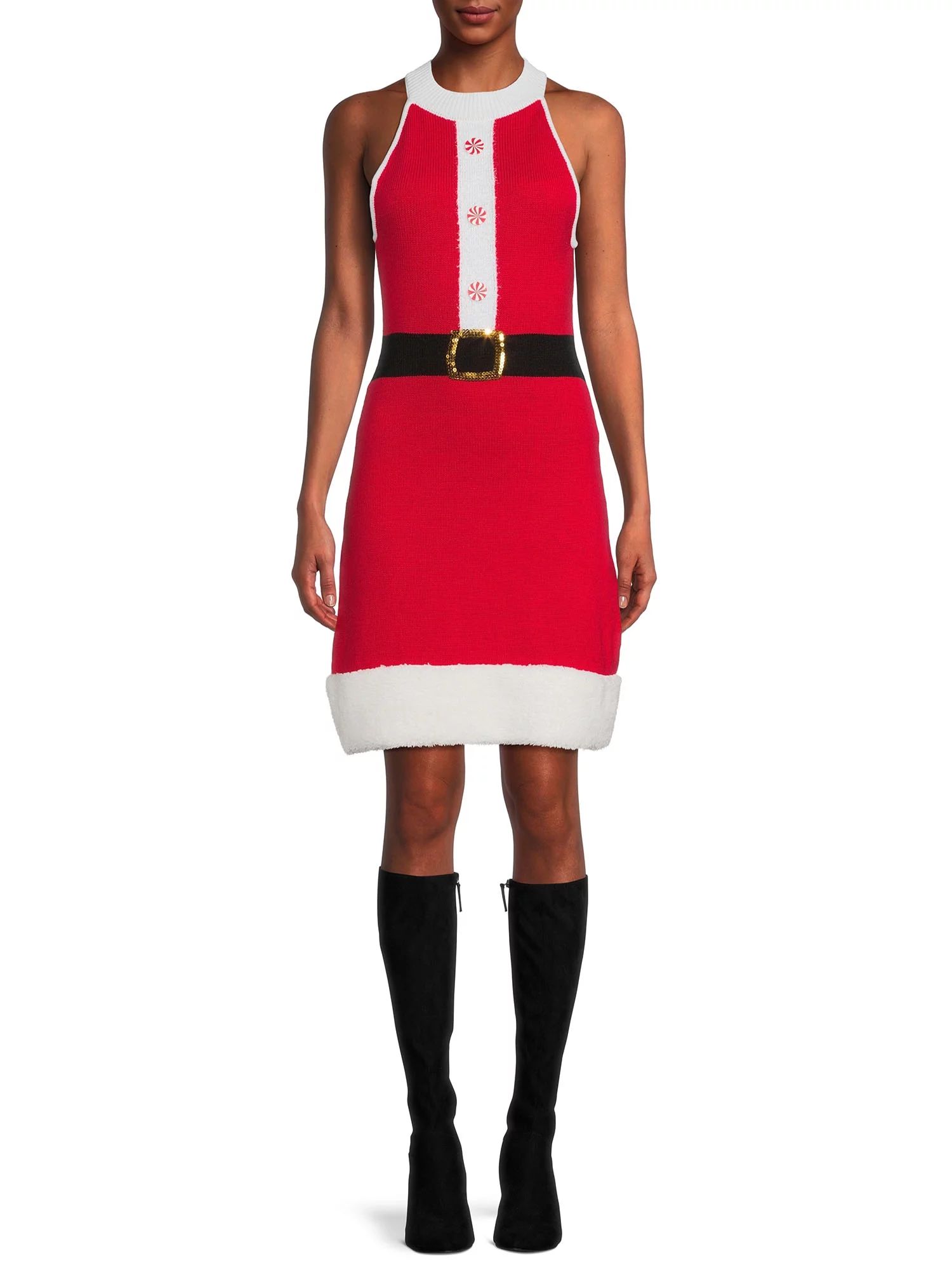 No Boundaries Juniors’ Christmas Dress | Walmart (US)