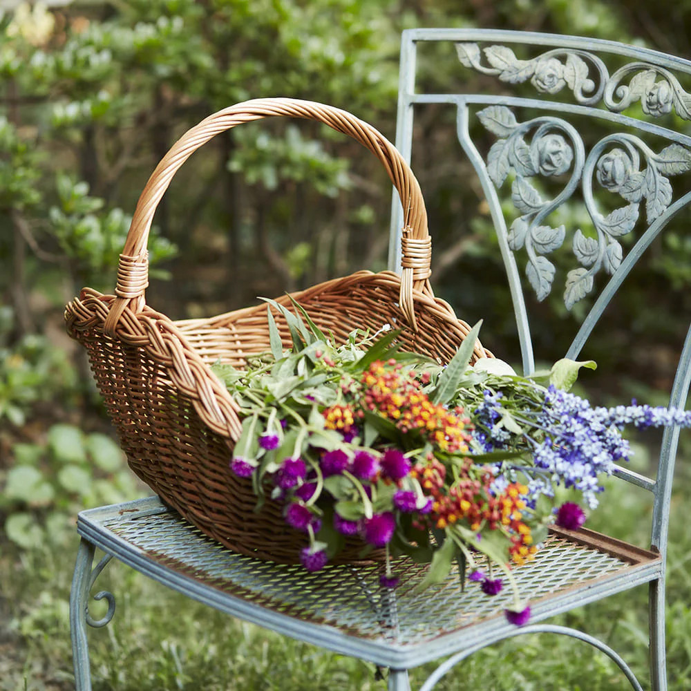 Handwoven Wicker Garden & Home Basket | Garrett Wade